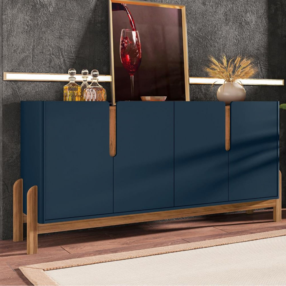 Aparador Buffet 4 Portas 170cm Lizz Casa D