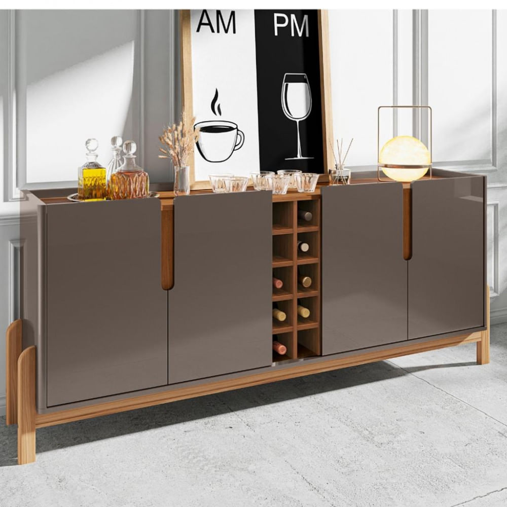 Aparador Buffet 4 Portas 190cm Lizz Casa D