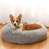 Cama De Cachorro Jema Calming Para Cães De Médio Porte, Lavável, Cinza