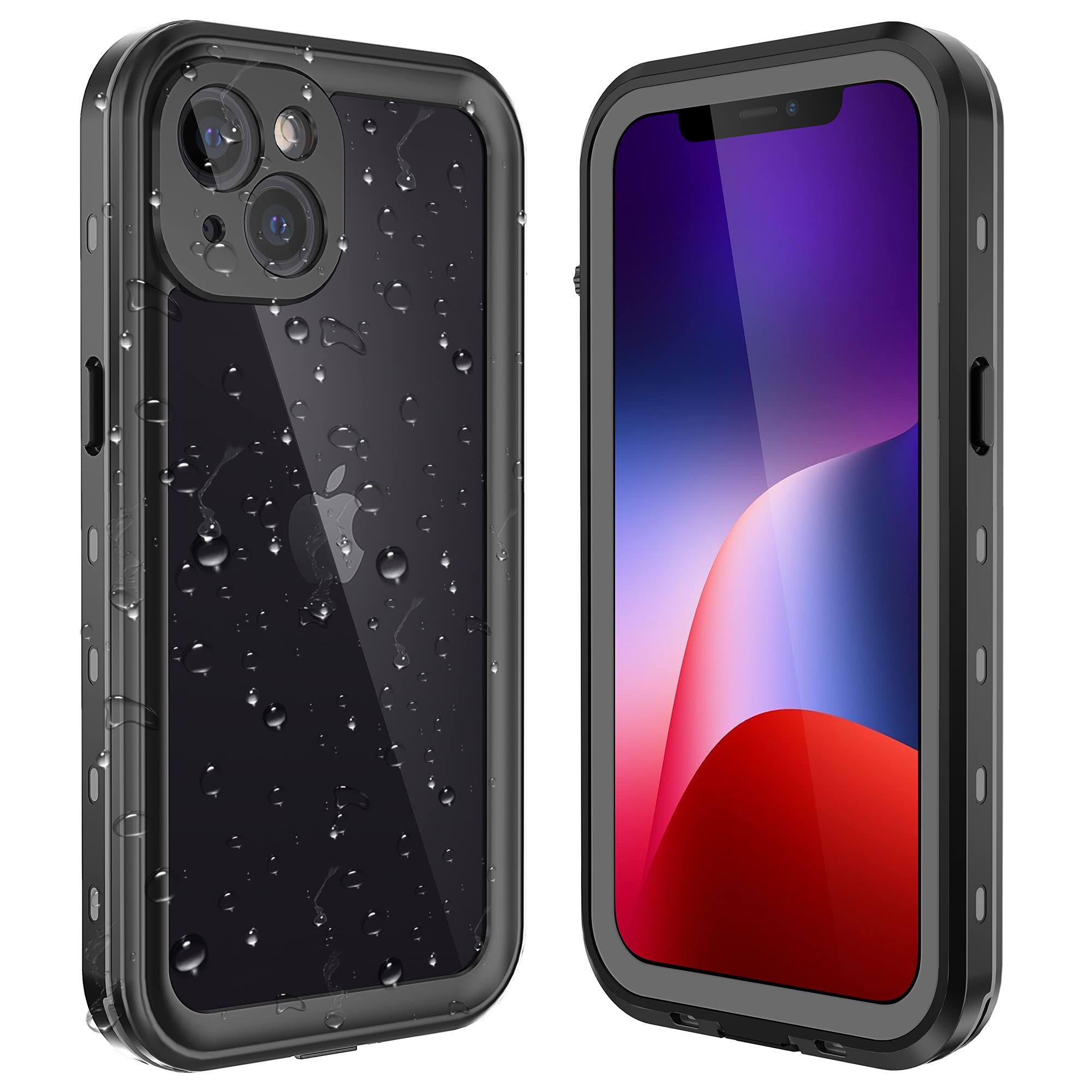 Capa De Telefone Shellbox Para Iphone 13 6.1&quot; Com Protetor De Tela