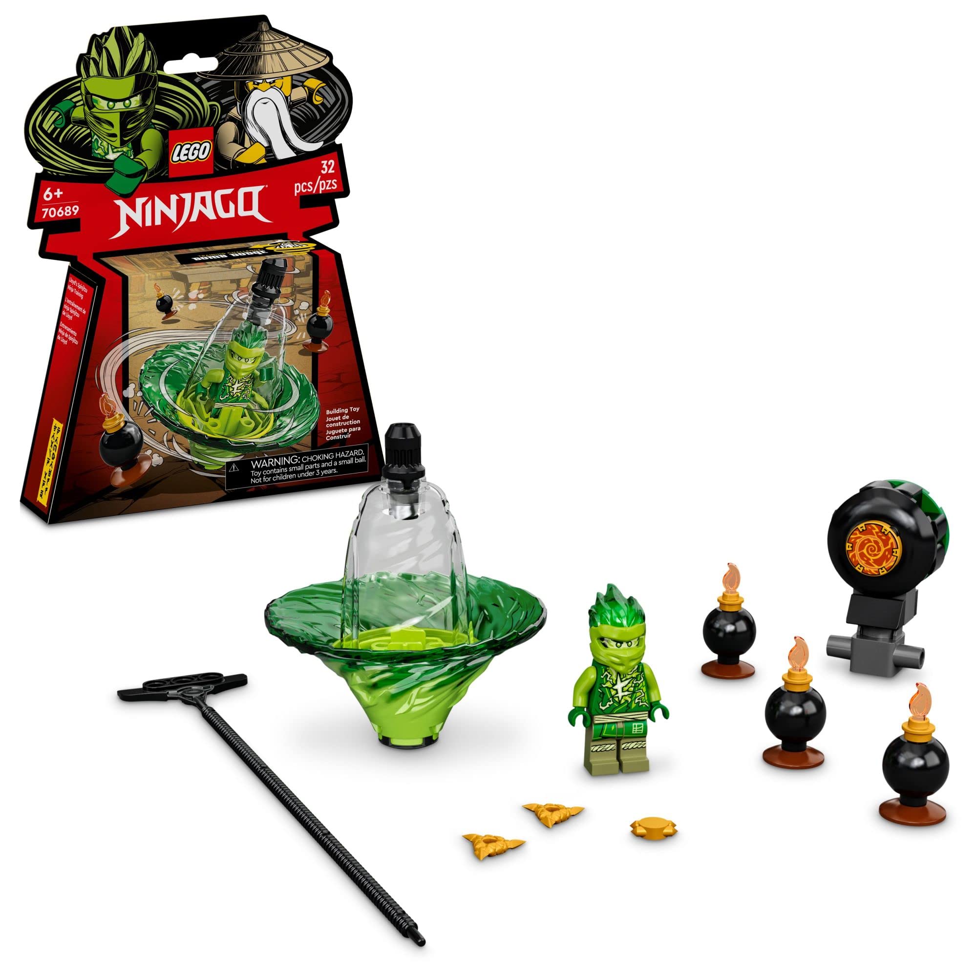 Brinquedo De Construção Lego Ninjago Lloyd&#39;s Spinjitzu Ninja Training