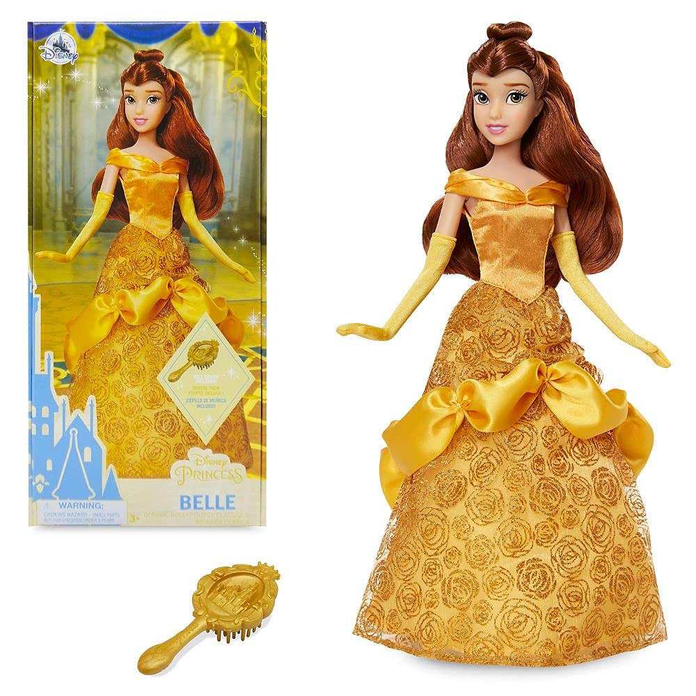 Boneca Disney Store Princess Belle Classic 29 Cm Com Acessório