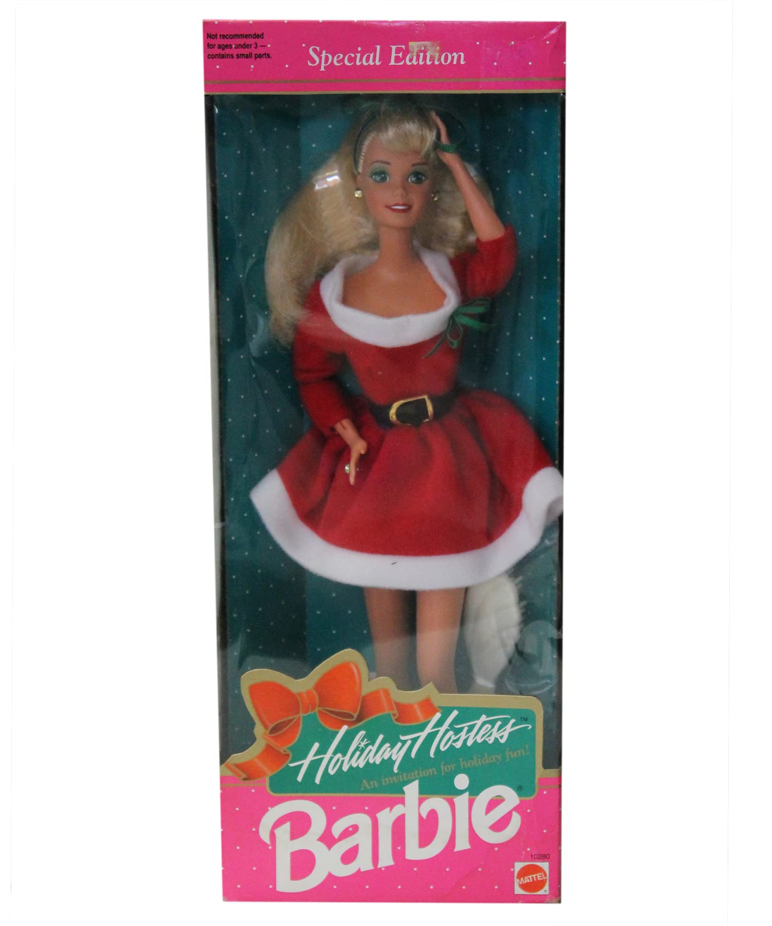 Edição Especial Da Boneca Mattel Holiday Hostess Barbie