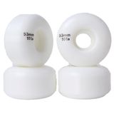 Rodas De Skate Super Blanks 101a (56mm) White Blank Pro