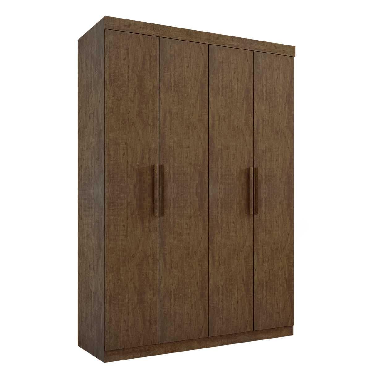 Guarda Roupa Solteiro 4 Portas 3 Gravetas Colibri 100% Mdf D&#39;doro