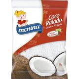 Coco Ralado Menina Úmido E Adoçado 50g - Embalagem Com 48 Unidades