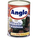 Feijoada Em Lata Anglo 430g - Embalagem Com 24 Unidades