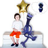 Brinquedo De Pelúcia Canlot Purple Colorful Friends Transformável De 80 Cm