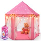 Barraca De Brincar Princess Castle Alprang Pt-01 Para Meninas De 3 Anos Ou Mais Rosa