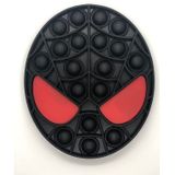 Brinquedo Sensorial Fidget Joyt Push Pop Bubble Spider-man Black