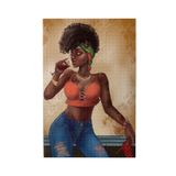 Quebra-cabeça Zaidita Afro-americana Black Girl 1000 Peças