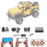 Conjunto De Motor E Controle Remoto Para Lego 42122 Technic Jeep