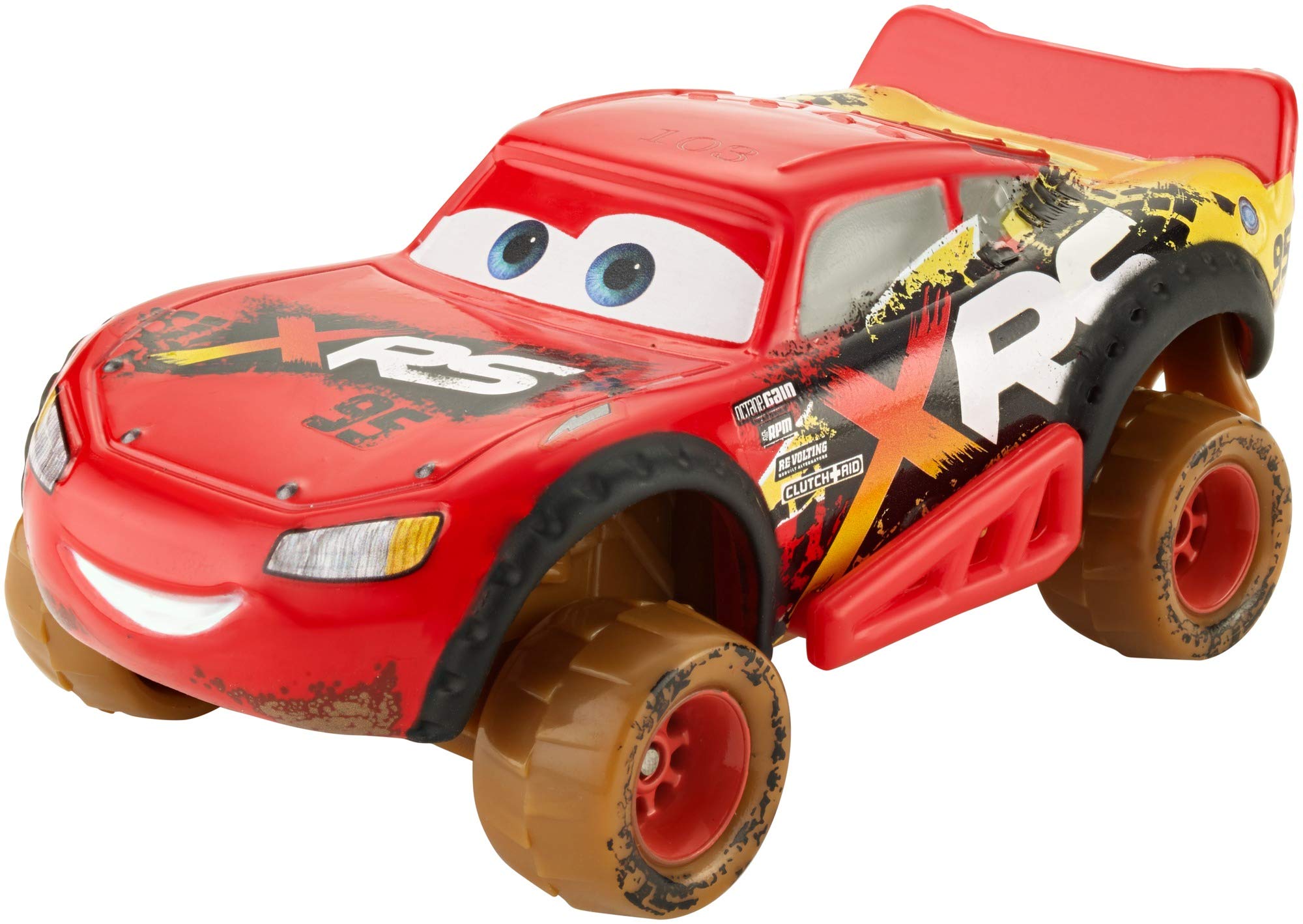 Carros Disney De Brinquedo Xrs Mud Racing Lightning Mcqueen Em Escala 1:55