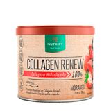 Suplemento Em Pó Nutrify Collagen Renew Colágeno Em Pote De 300g Morango