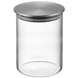 Pote De Vidro Com Tampa Hermética Borossilicato E Inox 550ml - Lyor