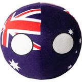 Brinquedo De Pelúcia Bisavch Australia Country Ball 10cm Para Crianças