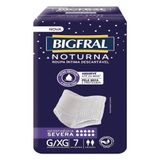Fralda Descartavel Adulto Bigfral Roupa Intima  Noturna Grande/extra Grande - 8 Pacotes Com 7 Fraldas