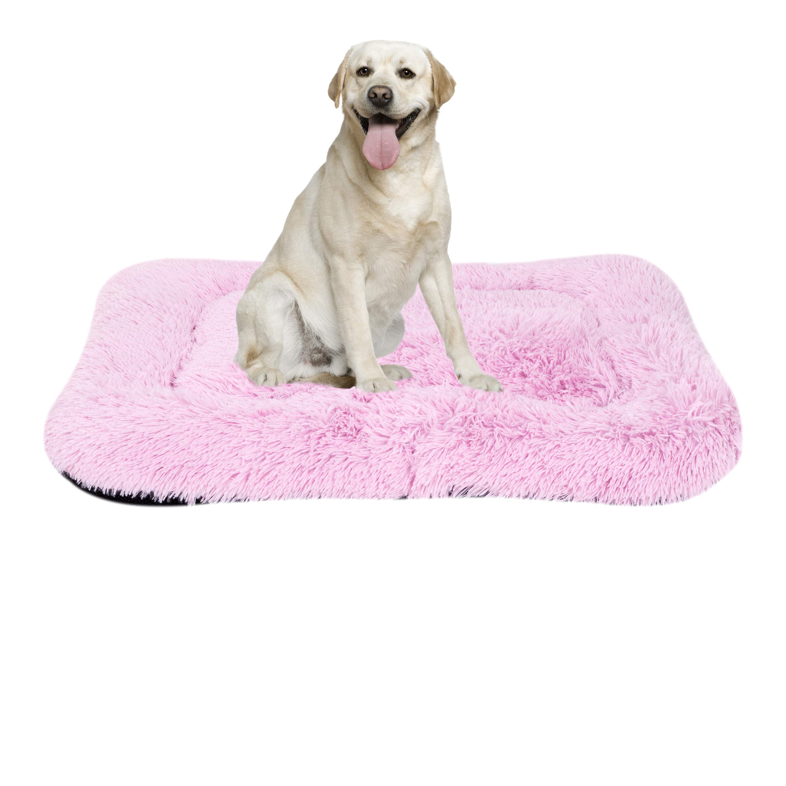 Cama De Pelúcia Para Cães Coohom Deluxe Tapete De Almofada Para Animais De Estimação 36 X 23 Polegadas