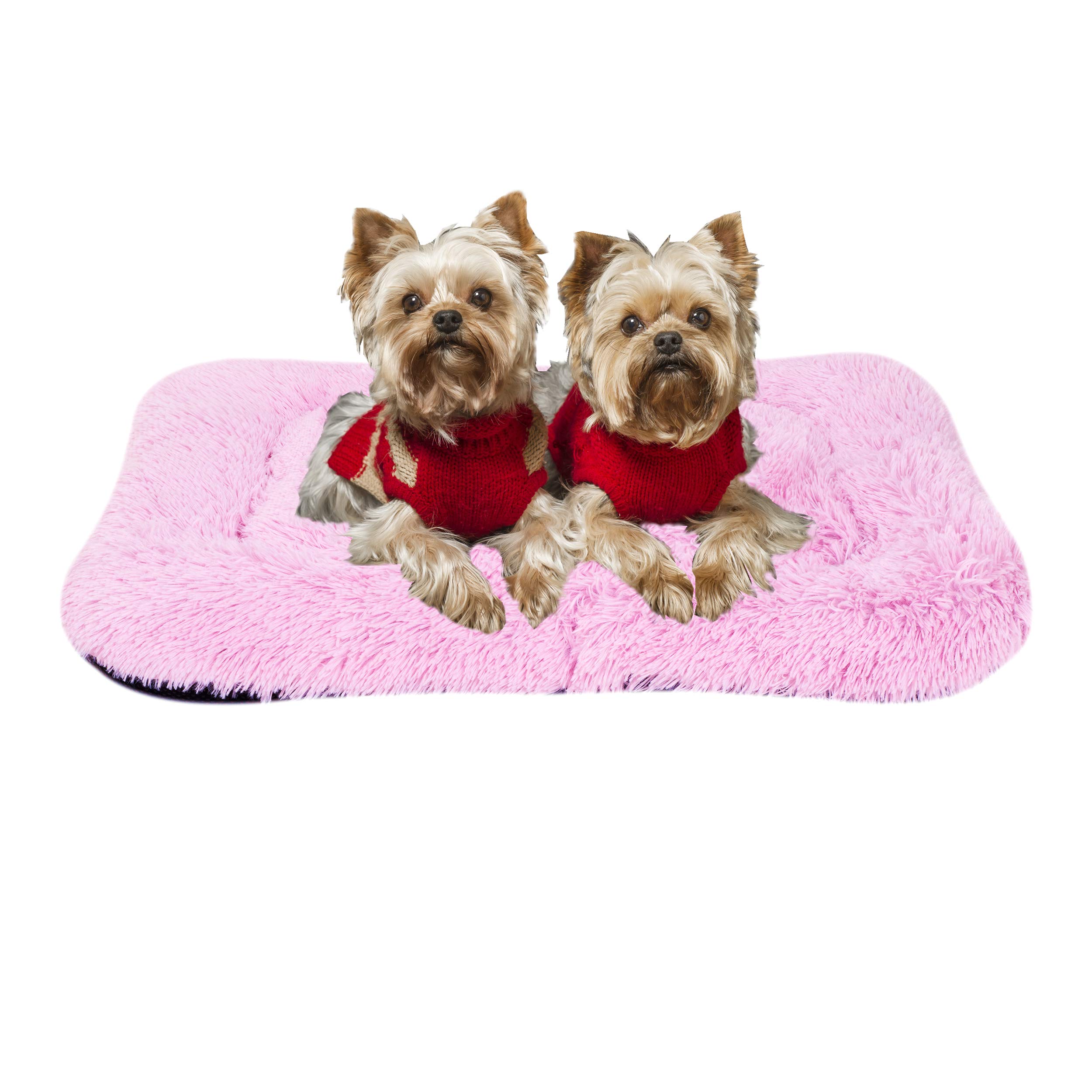 Cama Para Cães Coohom Deluxe, Almofada De Pelúcia Para Animais De Estimação, 30 X 19 Polegadas