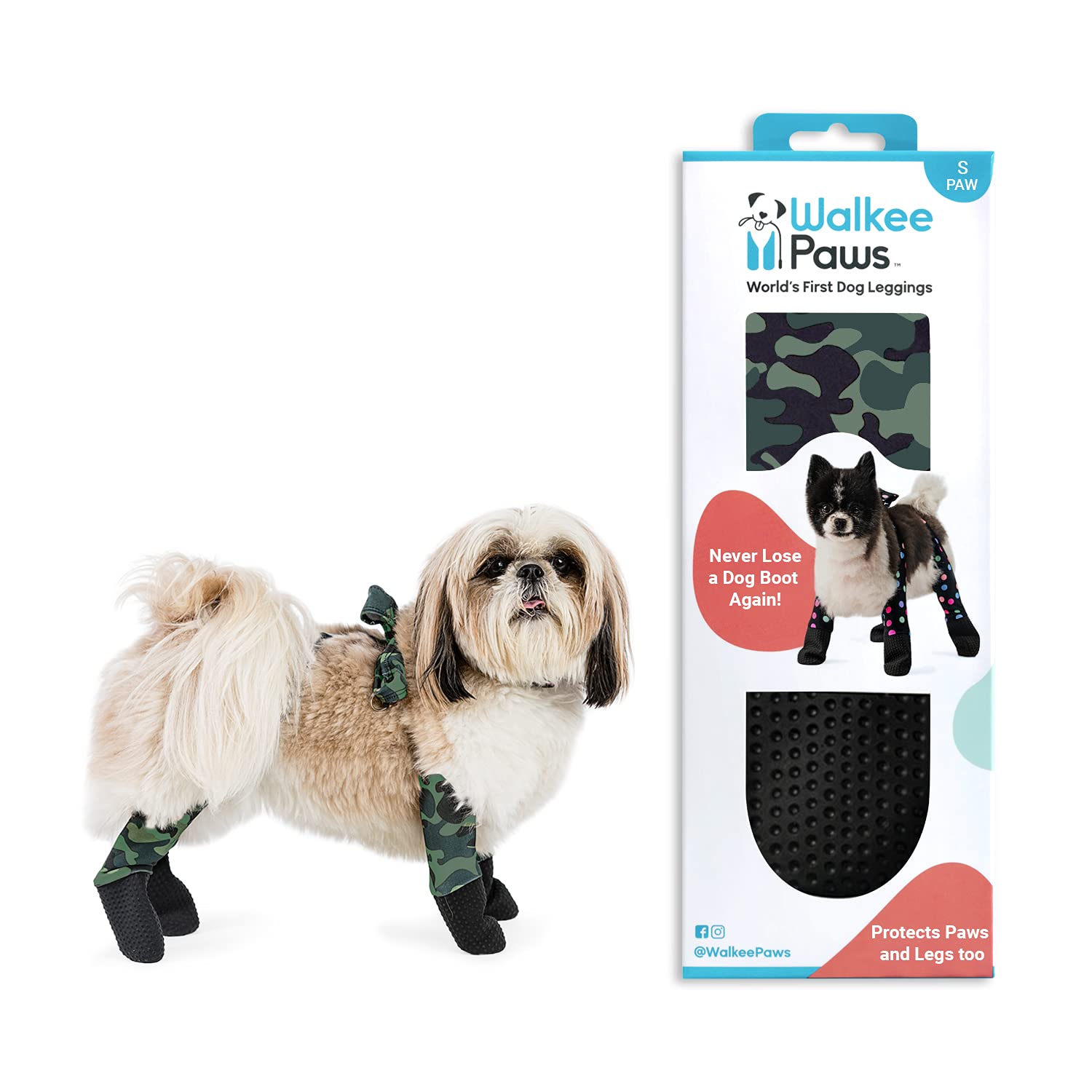 Leggings Para Cães Walkee Paws Para Cães Pequenos