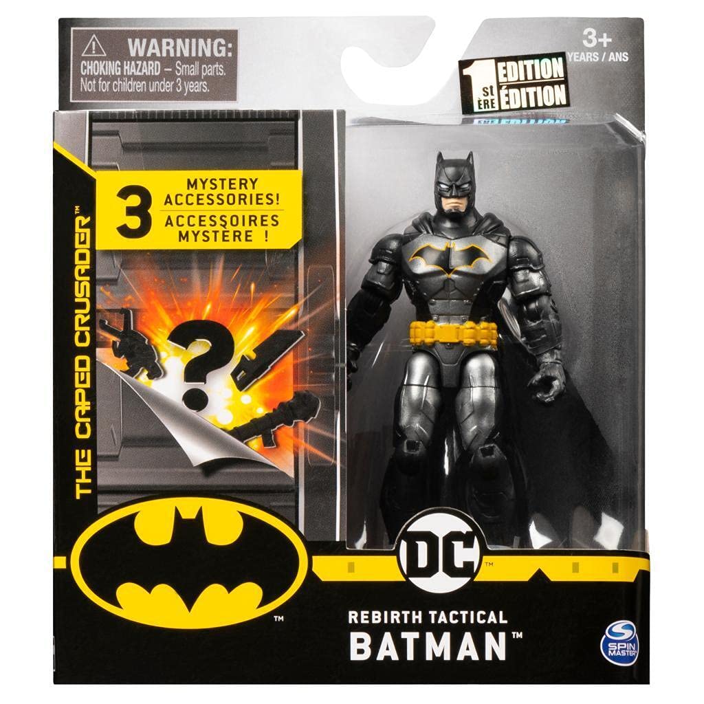 Boneco De Ação Batman Tactical Batman 10 Cm Com Acessórios