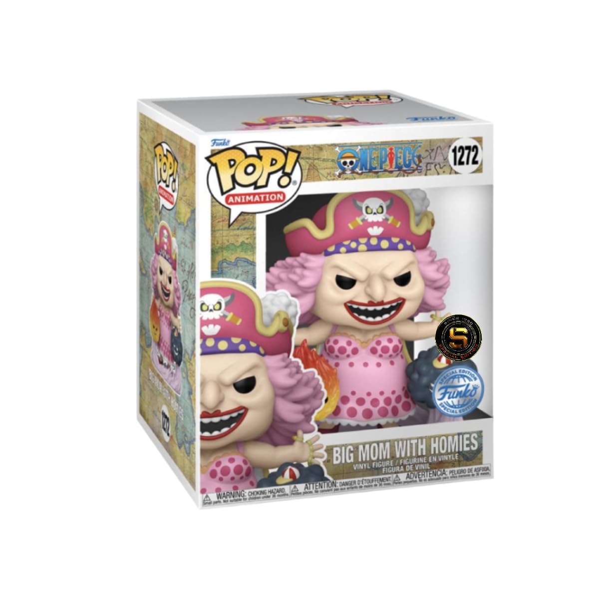 Funko Pop! Animação Super One Piece Big Mom Com Homies 1272