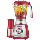 Liquidificador Mondial Ultra Turbo Red 900w 220v 10 Velocidades C/ Filtro