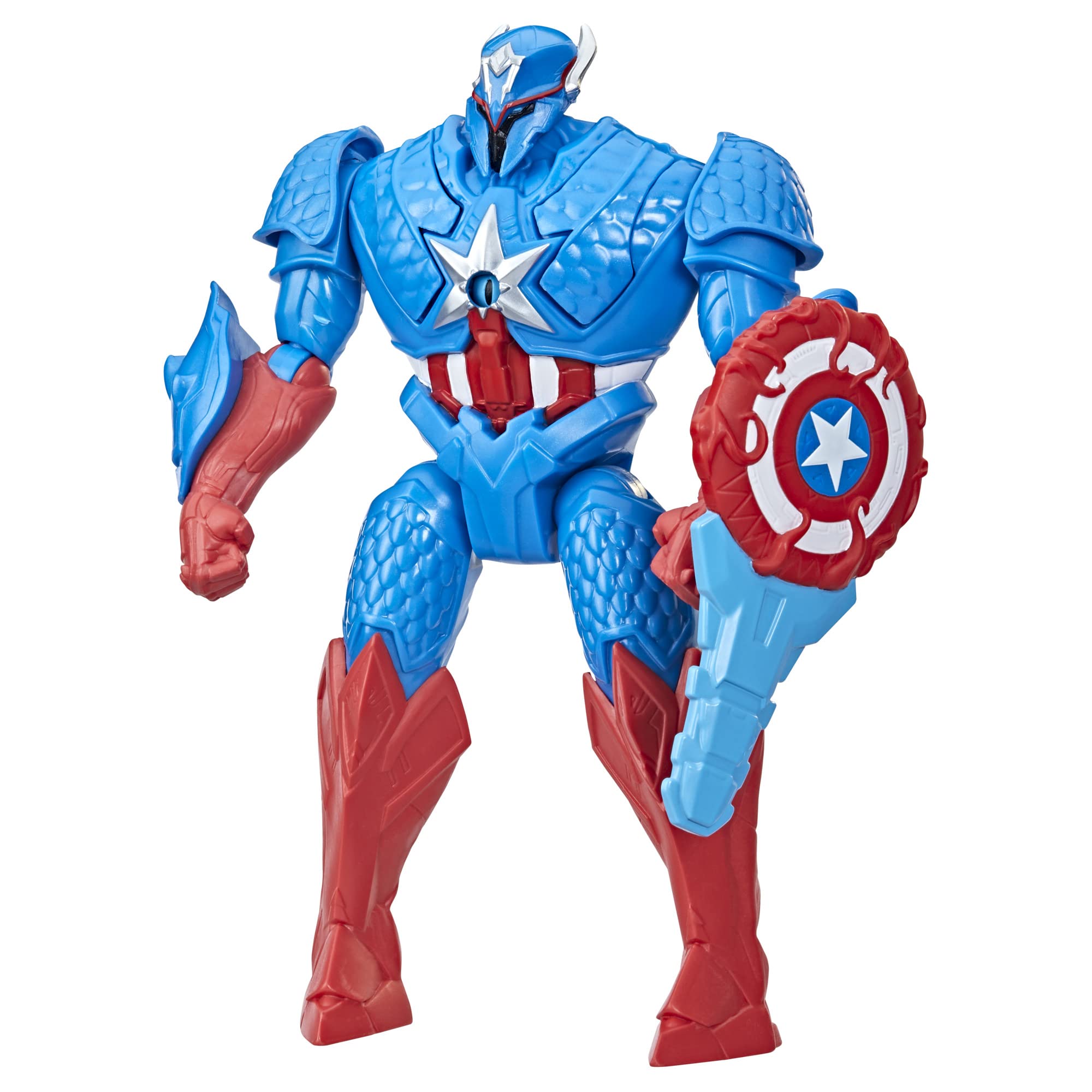 Boneco De Ação Marvel Avengers Mech Strike Capitão América