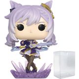 Boneco De Vinil Pop Genshin Impact Keqing Funko Com Caixa De 9,5 Cm