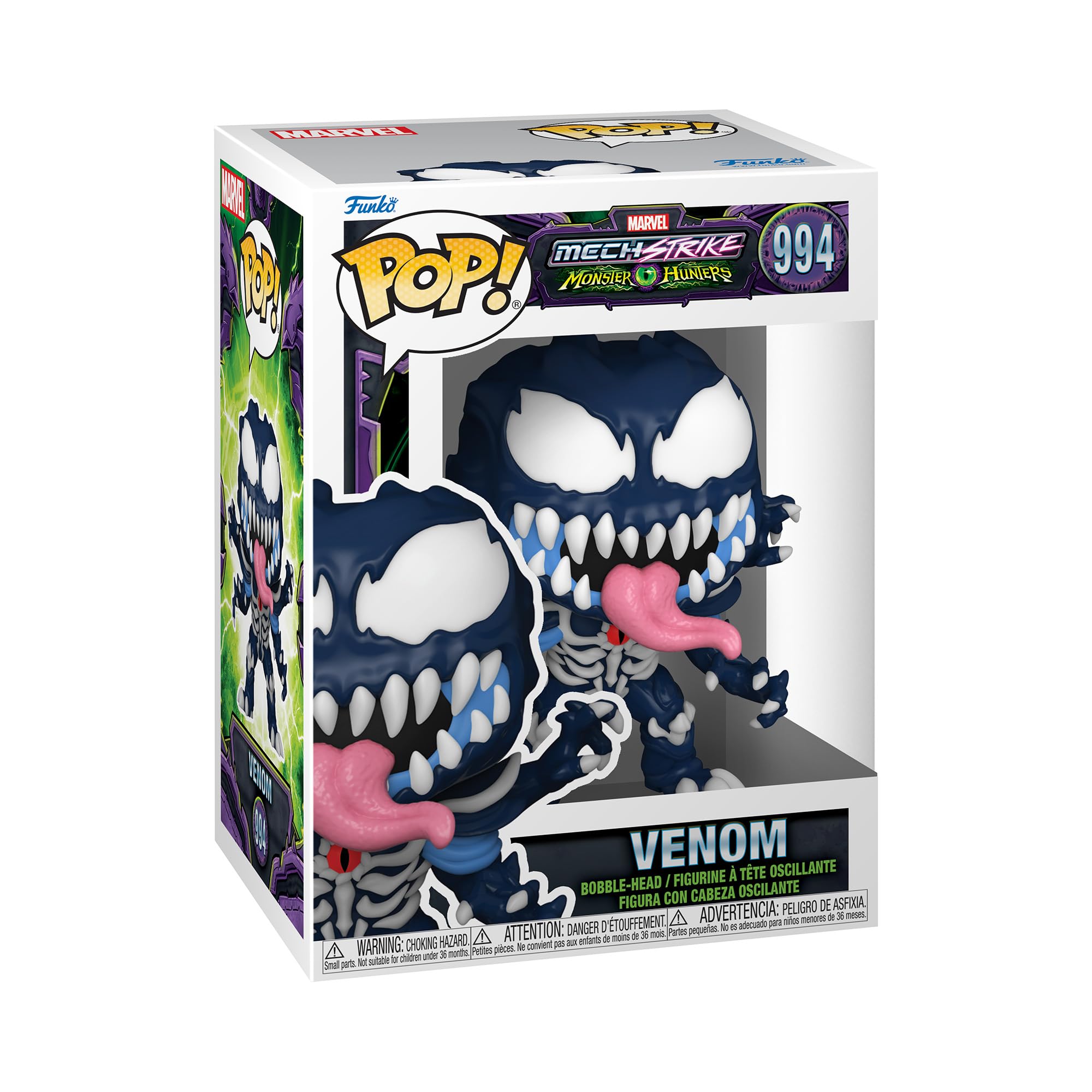 Boneco Colecionável Funko Pop! Venom Dos Caçadores De Monstros Da Marvel