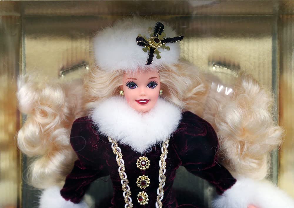 Boneca Mattel Happy Holidays Barbie Christmas 1996 30 Cm De