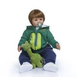 Boneca Infantil Reborn Terabithia 60cm Com Roupas E Acessórios
