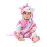 Macacão Unissex Michley Para Bebês E Meninas Com Capuz De Inverno 19-24m