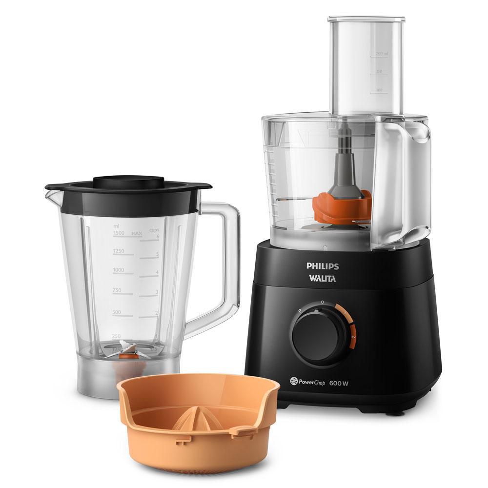 Multiprocessador Com Liquidificador Philips Walita Preto 220v