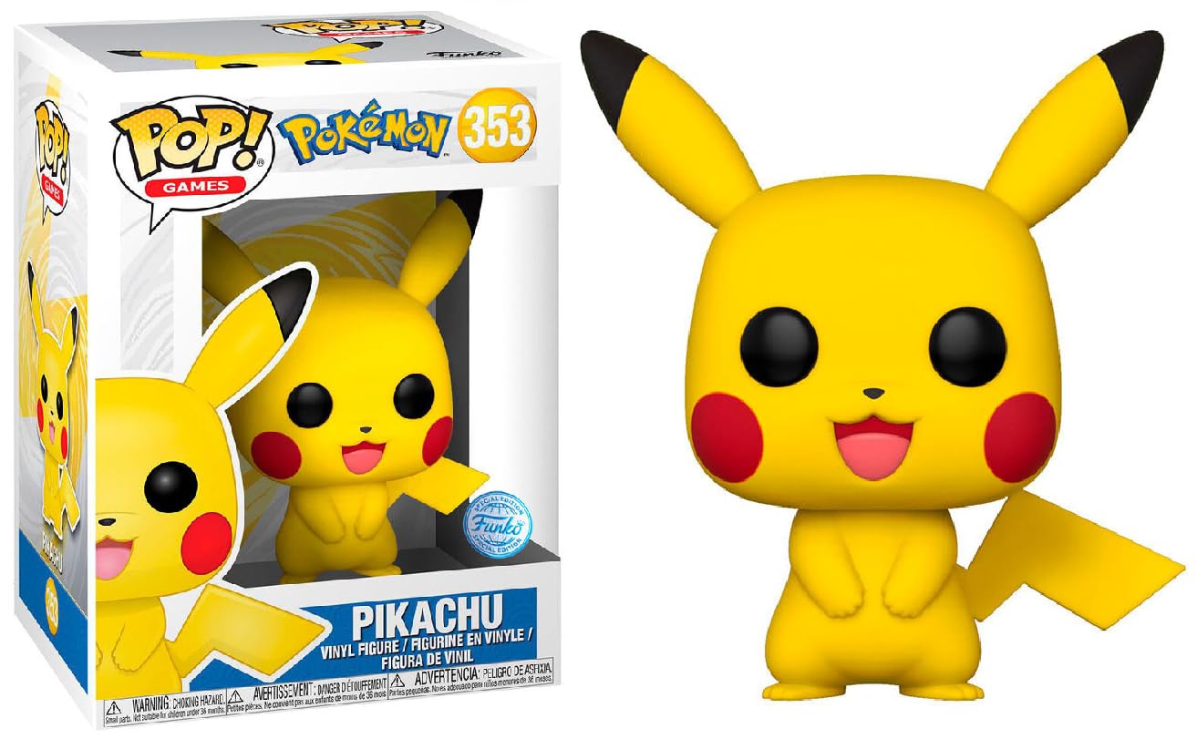 Figura Funko Pop! Jogos Pokémon Pikachu (em Pé) 9cm