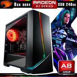 PC Gamer G-Fire Htg-496 AMD A8 3.4Ghz  8GB( Radeon R7 2GB)  SSD 240GB