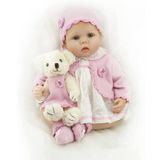Reborn Doll Ziyiui, Bebê Realista Feito À Mão De 22 Polegadas Com Roupas