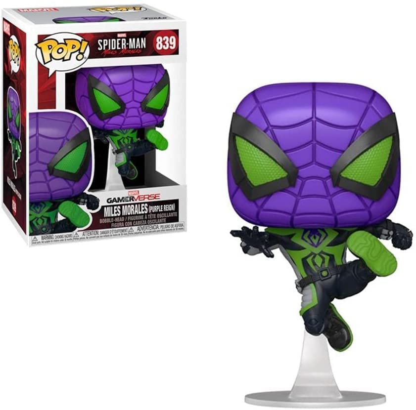 Boneco De Ação Pop Funko Games Marvel Spider-man Miles