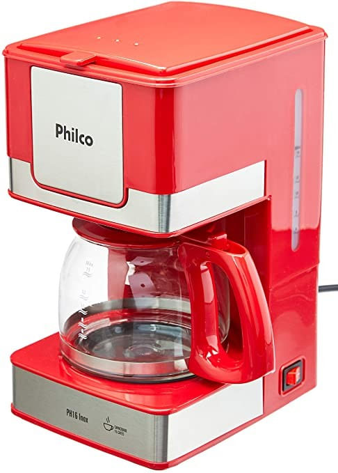 Cafeteira Elétrica Philco Vermelho 220v - Ph16