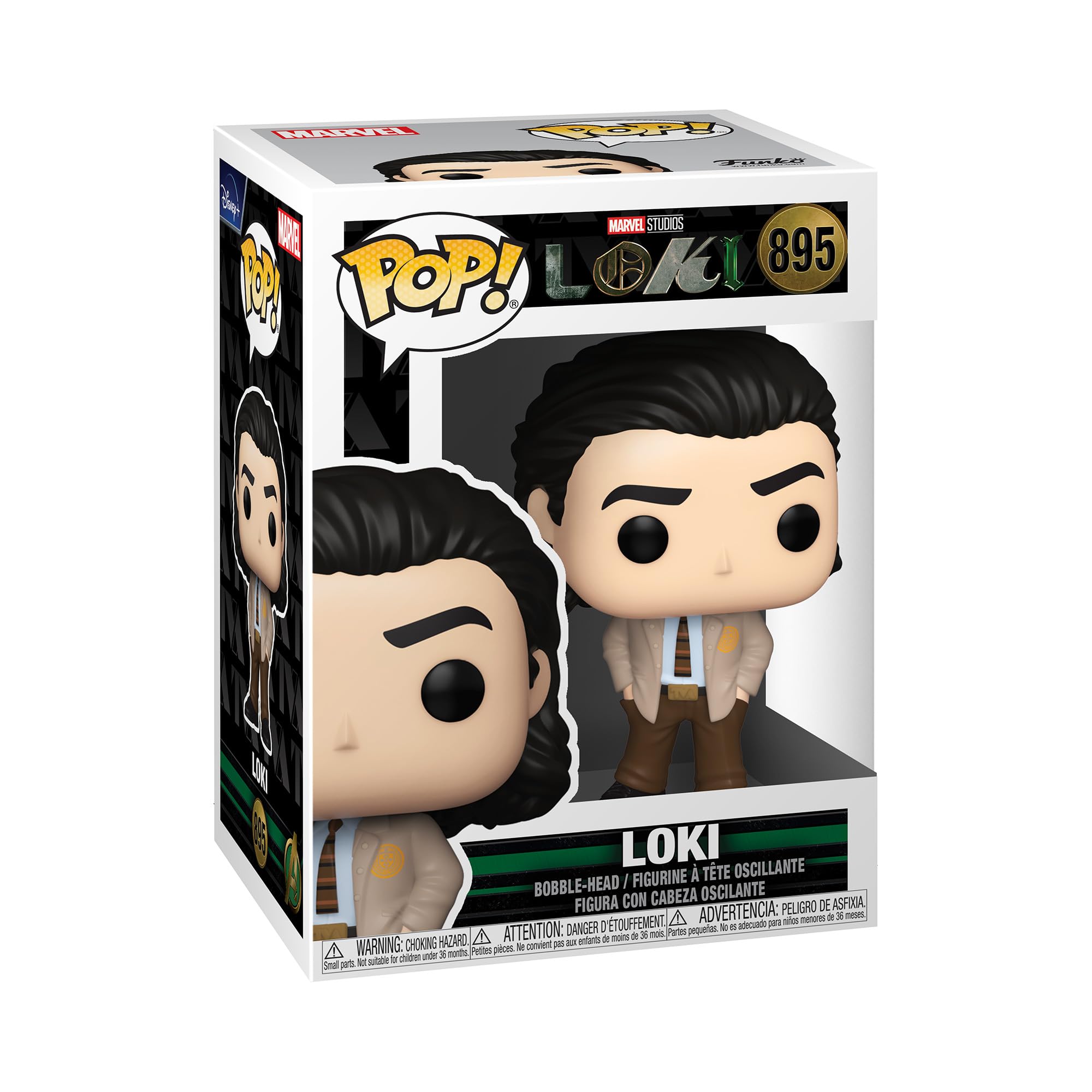 Boneco De Ação Funko Pop Marvel Loki 9,5 Cm Multicolorido