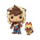 Boneco De Ação Funko Pop! Monster Hunter Lute Com Navirou