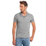 Polo Masculina Piquet Gola Lisa Polo Wear Mescla Claro