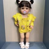 Boneca Reborn Baby Doll Terabithia 55 Cm Em Vinil De Silicone Para Corpo Inteiro
