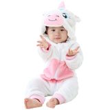 Macacão Unissex Michley Para Bebês E Meninas, Com Capuz, Inverno, 6-12 M, Branco