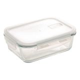 Pote Hermetico Quadrado 1030ml Vidro Ck6313 Clink