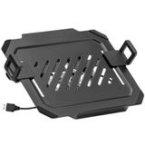 Bandeja Apoio Notebook Cooler Rgb Fixo Acoplável 12 A 17 Suporte Pistão Nbh-8rgb Com Cooler