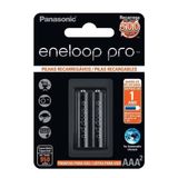 Pilha Recarregável Eneloop Pro Aaa2 Panasonic 02 Unidades [f108]