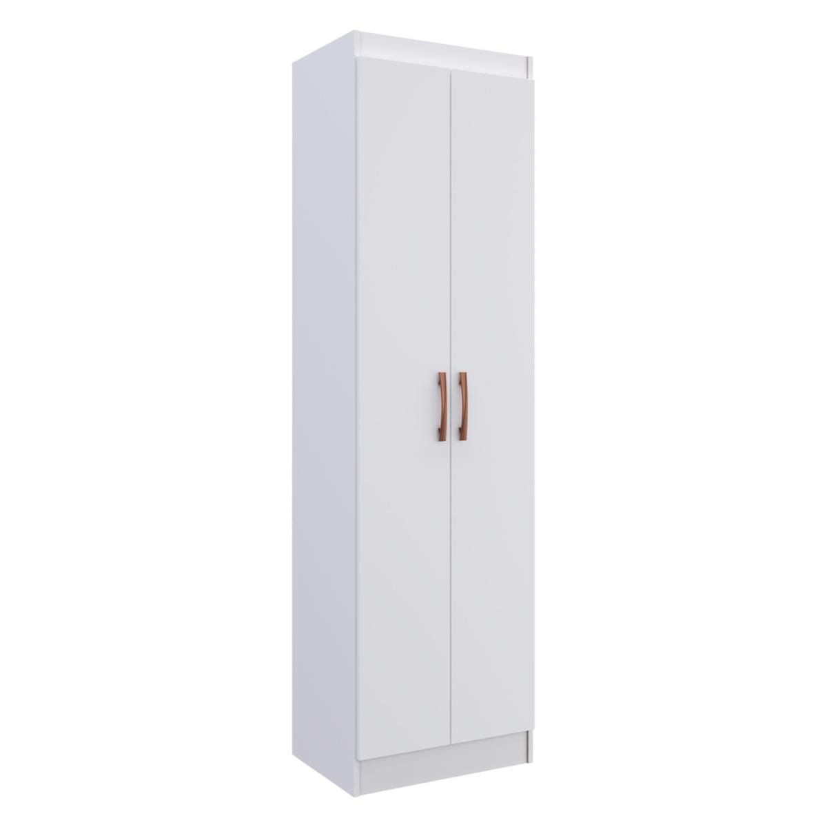 Guarda-roupas Solteiro 2 Portas Multimóveis Cr35217 Branco