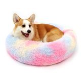 Cama De Cachorro Kimpets Calming Para Cães Pequenos, Médios E Grandes, Cáqui