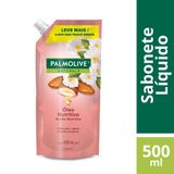 Refil Sabonete Líquido Palmolive Naturals Camélia E Óleo De Amendôas 500ml